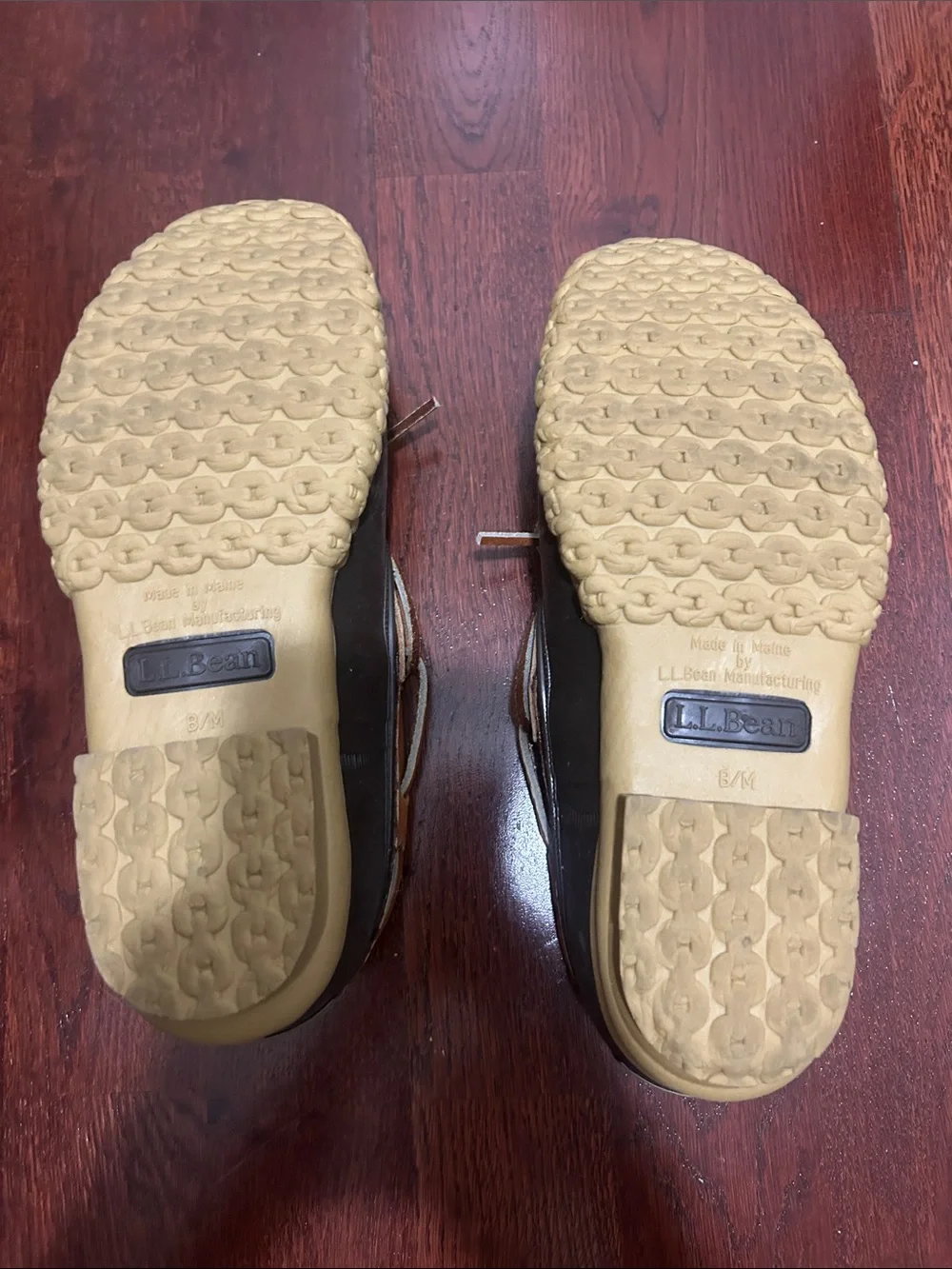 L.L. Bean Brown and Tan Classic Duck Shoes